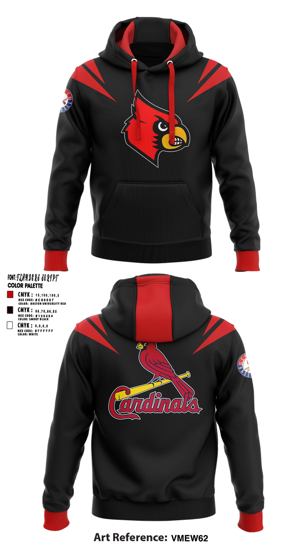 Scott co. Cardinals 41527624 Hoodie - 1