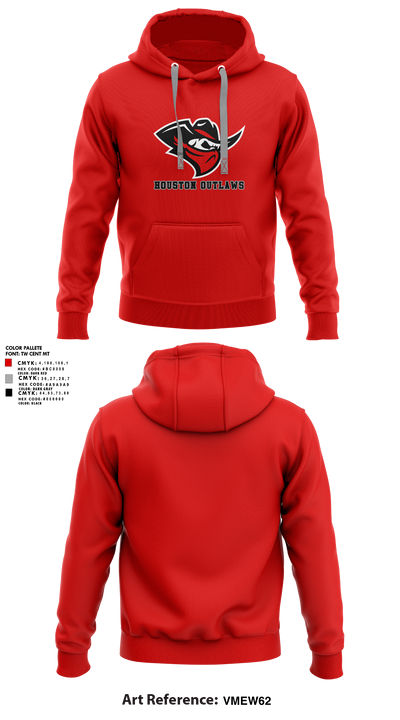 Houston Outlaws 28653607 Hoodie - 1