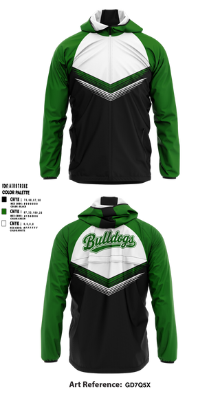 Franklin county youth cheer 17650849 Windbreaker - 5