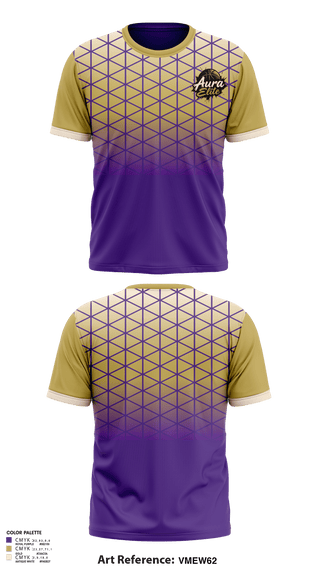 Aura Elite 56791952 Short Sleeve Performance Shirt - 1