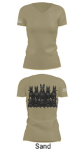 4th ID 54560452 Women's Short Sleeve V-neck Shirt - 88