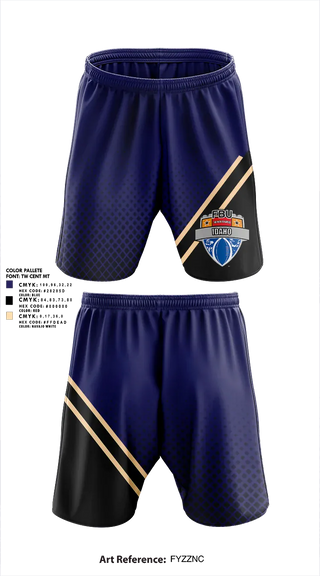 Idaho FBU Football Team 42479604 Athletic Shorts With Pockets - 1
