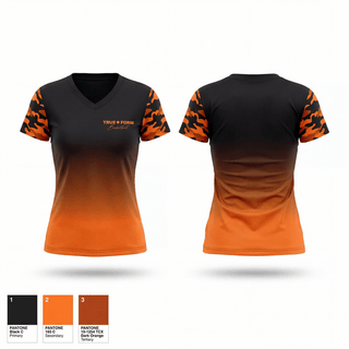 Womens Short Sleeve Vneck Shirt, True Form Basketball, Men's Basketball, Teamtime, Team time, sublimation, custom sports apparel, team uniforms, spirit wear, spiritwear, sports uniforms, custom shirts, team store, custom team store, fundraiser sports, apparel fundraiser