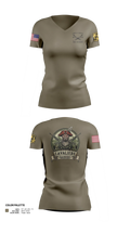 Raiders 66279138 Women's Short Sleeve V-neck Shirt - 21