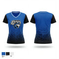 Detroit Bees 47252645 Women's Short Sleeve V-neck Shirt - 1