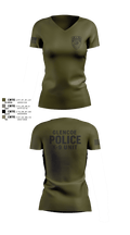 GLENCOE POLICE DEPARTMENT K9 67742238 Women's Short Sleeve V-neck Shirt - 5
