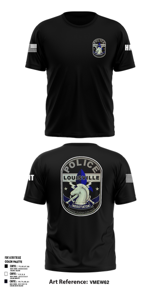 LMPD-Hostage Negotiations Team (HNT) 60007397 Old School Cotton Feel Shirt - 1