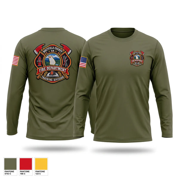 Long Sleeve Performance Shirt, Milwaukee Fire Department Training Division, Fire Department, Teamtime, Team time, sublimation, custom sports apparel, team uniforms, spirit wear, spiritwear, sports uniforms, custom shirts, team store, custom team store, fundraiser sports, apparel fundraiser