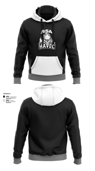 Hoodie, SSA Havoc, Men's Basketball, Teamtime, Team time, sublimation, custom sports apparel, team uniforms, spirit wear, spiritwear, sports uniforms, custom shirts, team store, custom team store, fundraiser sports, apparel fundraiser