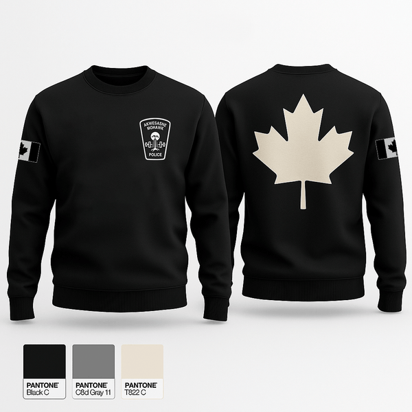 Akwesasne Organized Crime Unit Crew Neck Sweatshirt - 1