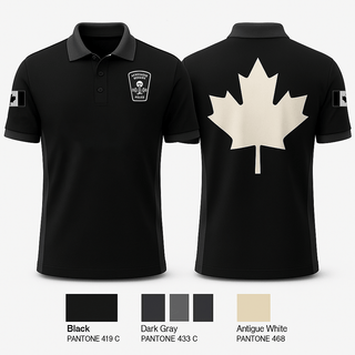 Akwesasne Organized Crime Unit Short Sleeve Performance Polo - 1