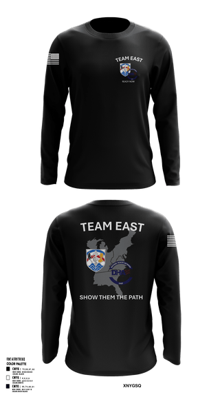 Medical Readiness Command, East 5002876 Long Sleeve Performance Shirt - 1