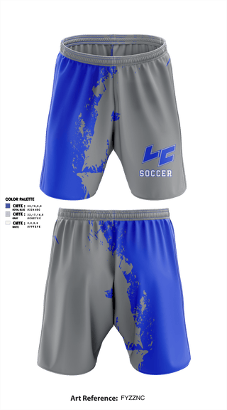 Lewis County High School 1927103 Athletic Shorts With Pockets - 1