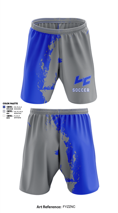 Lewis County High School 1927103 Athletic Shorts With Pockets - 1