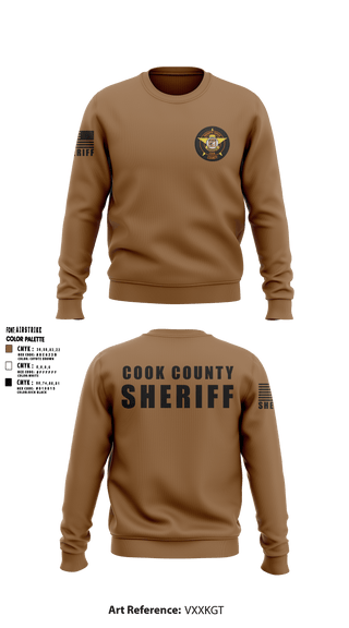 Cook County Sheriff’s Office 24552368 Crew Neck Sweatshirt - 1