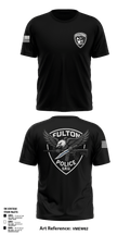 Fulton Police Department 27138775 Old School Cotton Feel Shirt - 1