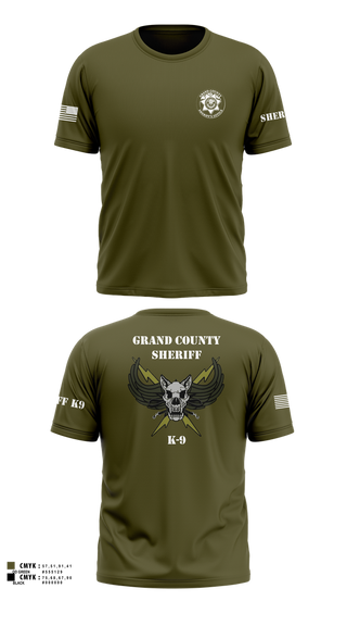 Old School Cotton Feel Shirt, GCSO K9, Police, Teamtime, Team time, sublimation, custom sports apparel, team uniforms, spirit wear, spiritwear, sports uniforms, custom shirts, team store, custom team store, fundraiser sports, apparel fundraiser