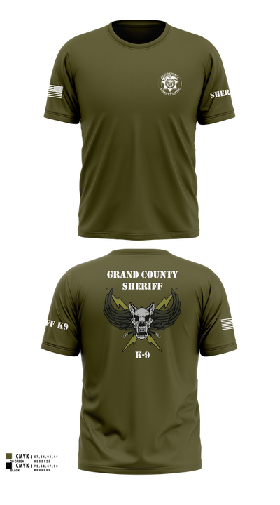 GCSO K9 Old School Cotton Feel Shirt - 116