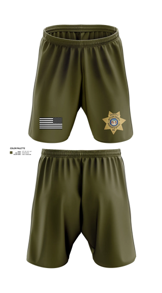 Butler County Sheriff’s Department 87460100 Athletic Shorts With Pockets - 22