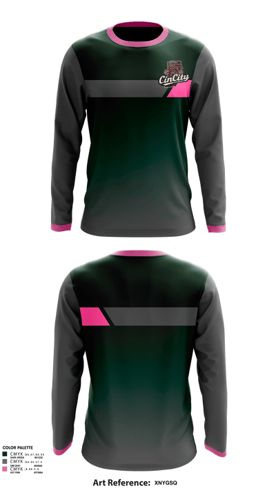 CinCity Hoosiers 84371700 Long Sleeve Performance Shirt 1