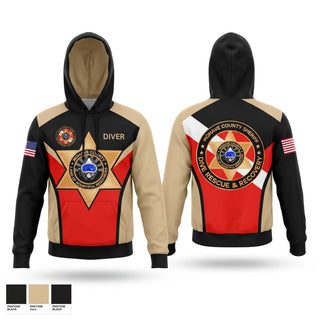 Hoodie, MOHAVE COUNTY SHERIFF DIVE RESCUE, Police, Teamtime, Team time, sublimation, custom sports apparel, team uniforms, spirit wear, spiritwear, sports uniforms, custom shirts, team store, custom team store, fundraiser sports, apparel fundraiser