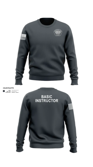 Crew Neck Sweatshirt, Academy- Basic Unit, Police, Teamtime, Team time, sublimation, custom sports apparel, team uniforms, spirit wear, spiritwear, sports uniforms, custom shirts, team store, custom team store, fundraiser sports, apparel fundraiser