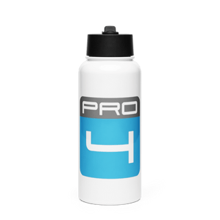Pro 4 38264354 Stainless Steel Water Bottle with a Straw Lid
