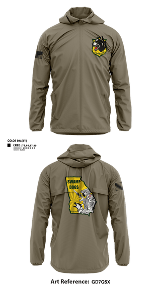 Windbreaker, 93D MP DET (MWD), , Teamtime, Team time, sublimation, custom sports apparel, team uniforms, spirit wear, spiritwear, sports uniforms, custom shirts, team store, custom team store, fundraiser sports, apparel fundraiser