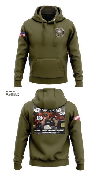 Hoodie, Madera County Sheriff's Department, Police, Teamtime, Team time, sublimation, custom sports apparel, team uniforms, spirit wear, spiritwear, sports uniforms, custom shirts, team store, custom team store, fundraiser sports, apparel fundraiser