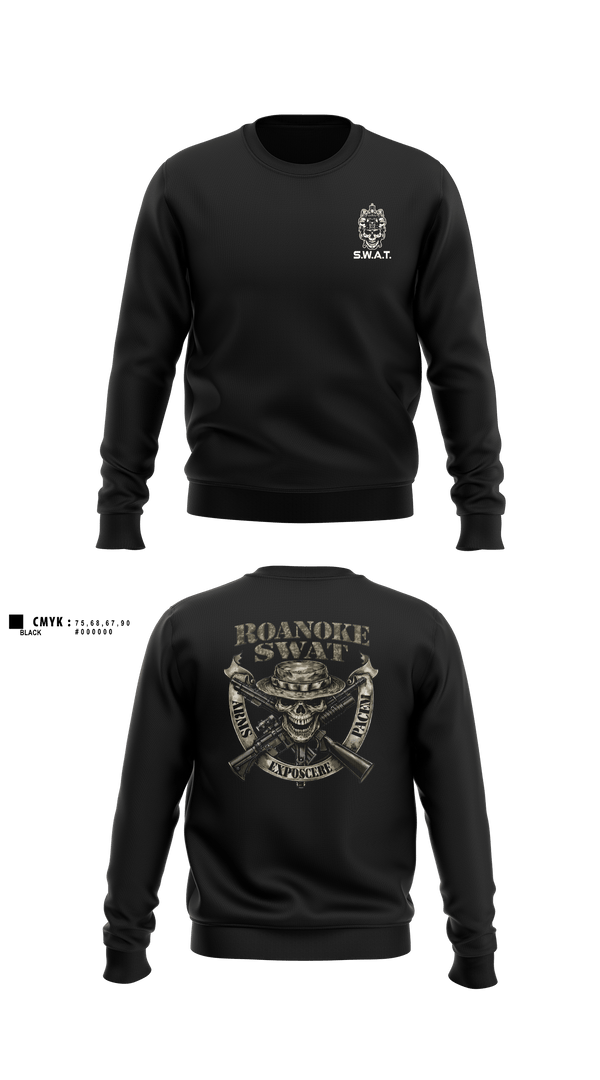 Roanoke SWAT 27210118 Crew Neck Sweatshirt - 12