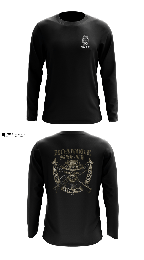 Roanoke SWAT 27210118 Long Sleeve Performance Shirt - 12