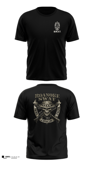 Roanoke SWAT 27210118 Old School Cotton Feel Shirt - 12