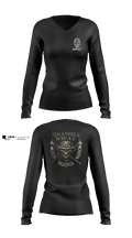 Roanoke SWAT 27210118 Women's Long Sleeve V-neck Shirt - 12