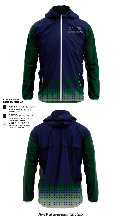 McNeil Mavericks 11451355 Windbreaker - 1