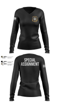 Special assignment OFC 62893722 Women's Long Sleeve V-neck Shirt - 100