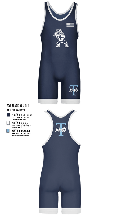 Miners Wrestling Singlet - 1