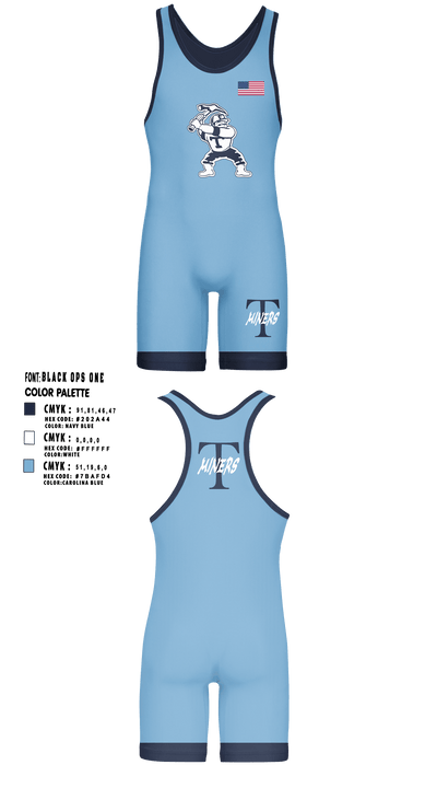 Miners Wrestling Singlet - 2