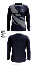 Mel Ott Panthers 8799044 Long Sleeve Performance Shirt 1