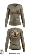 180th ESC 20338898 Women's Long Sleeve V-neck Shirt - 1