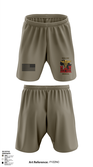 180th ESC 20338898 Athletic Shorts With Pockets - 1