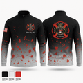 Flint city VFD 6107516 Quarter Zip Jacket - 1