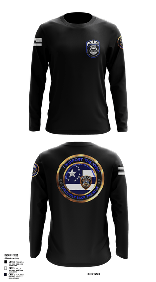 NYC COURAGEOUS  Long Sleeve Performance Shirt - 1