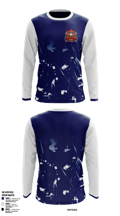 Crossfire 12u Long Sleeve Performance Shirt 1