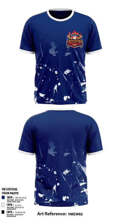 Crossfire 12u Short Sleeve Performance Shirt - 1
