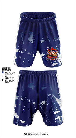 Crossfire 12u Athletic Shorts With Pockets - 1