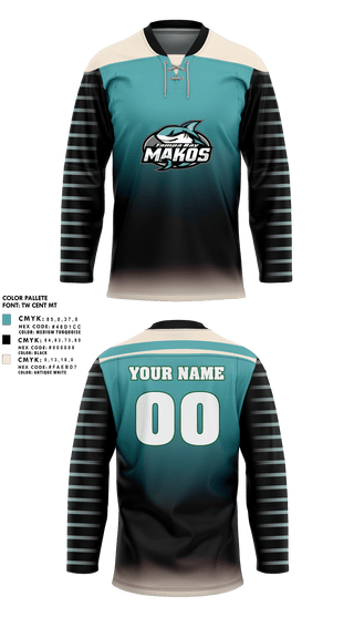 Tampa Bay Makos  Hockey Jersey - 1