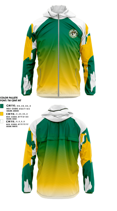 Vermont Junior Catamounts 23031038 Windbreaker - 2