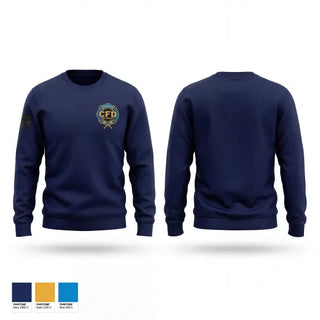Crew Neck Sweatshirt, Chester Fire District, Fire Department, Teamtime, Team time, sublimation, custom sports apparel, team uniforms, spirit wear, spiritwear, sports uniforms, custom shirts, team store, custom team store, fundraiser sports, apparel fundraiser