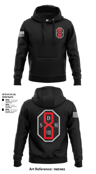 Los Angeles County Sheriffs 89065683 Hoodie - 1