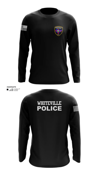 Whiteville Police Department 3573610 Long Sleeve Performance Shirt - 31